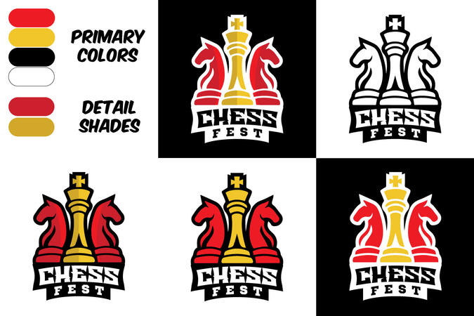 CHESS FEST LOGO DESIGN